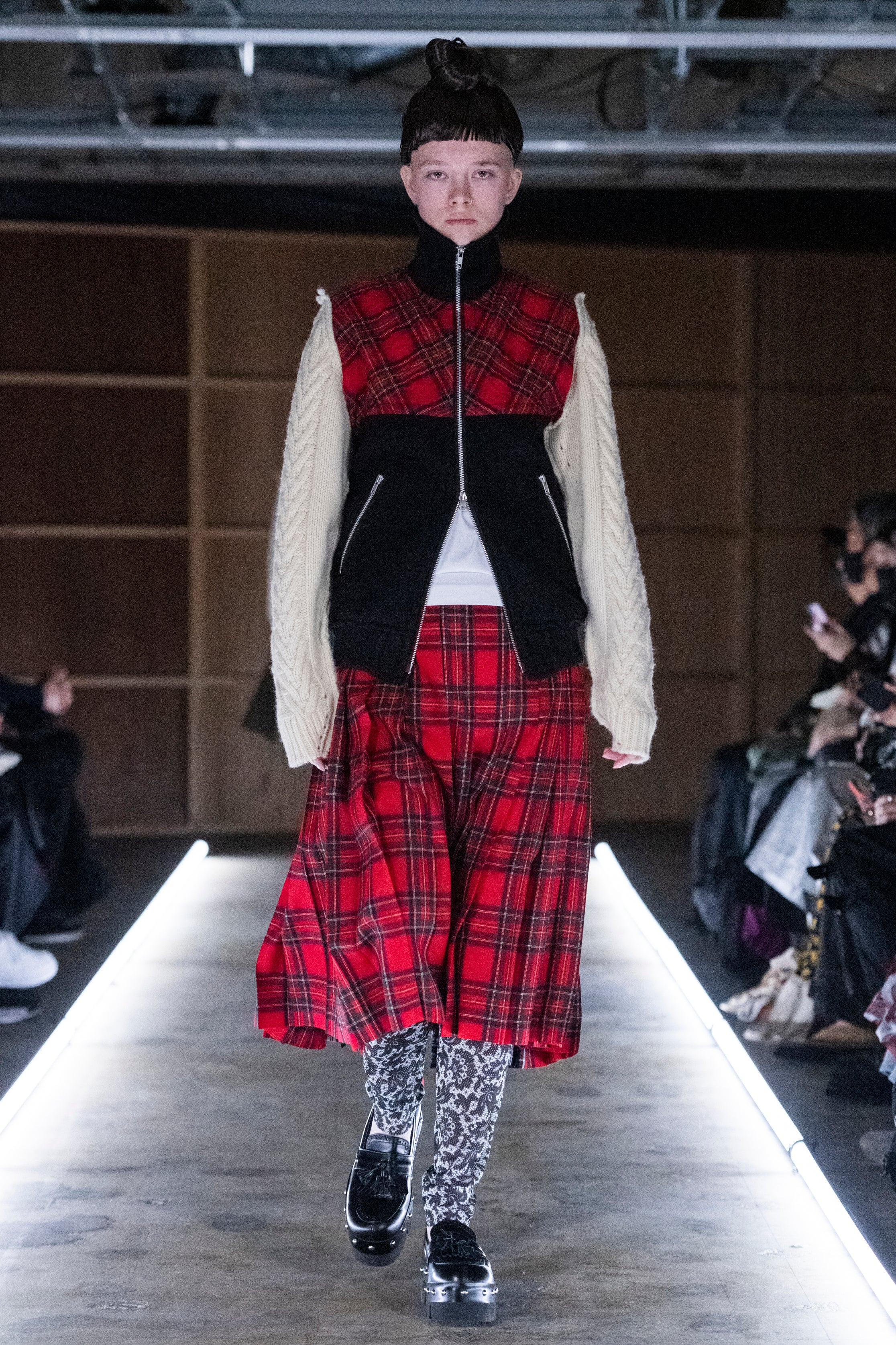 Fashion model wearing a tao outfit