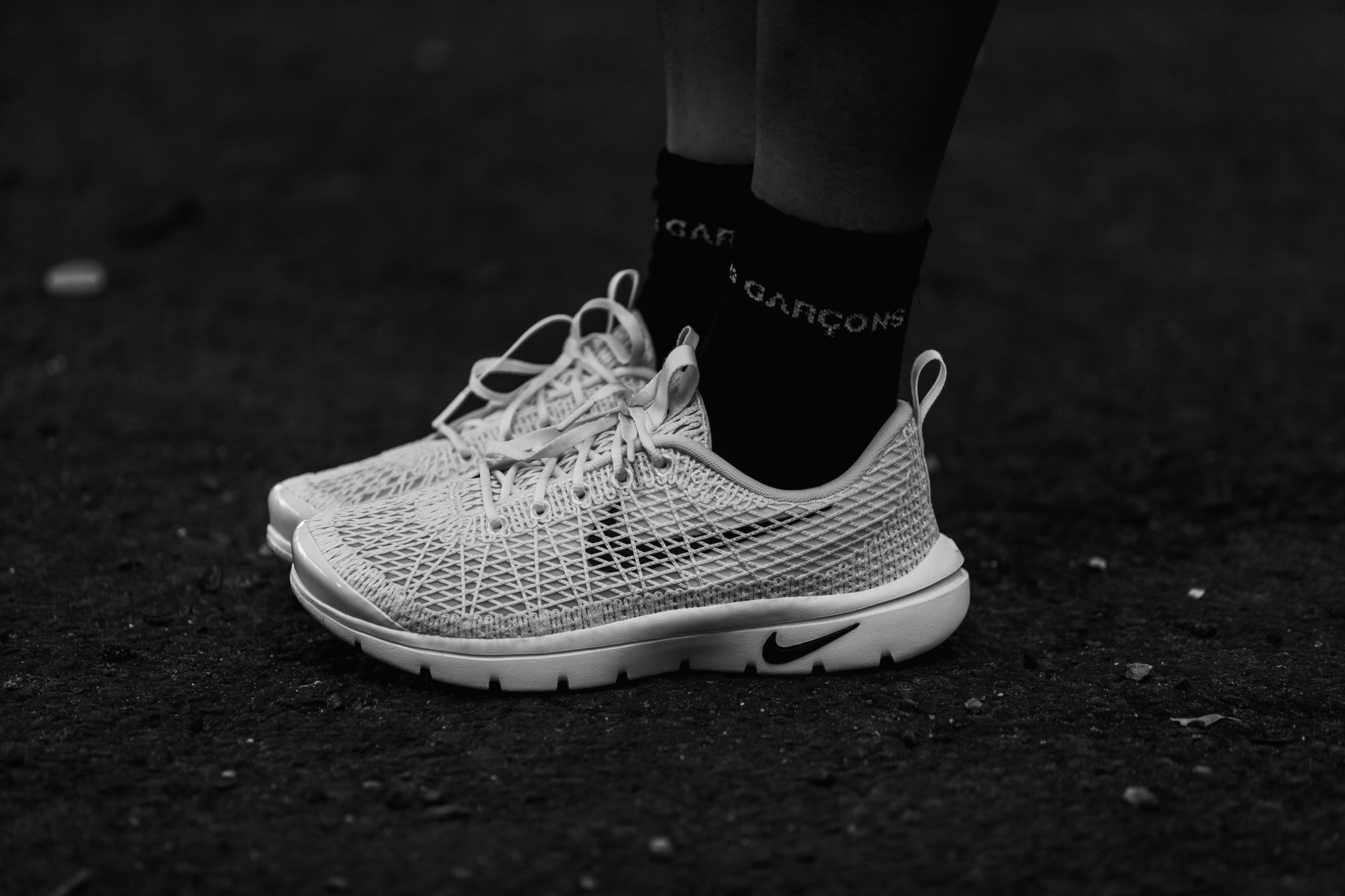 NIKE × CDG NWT Comme des Garcons Nike Air Force 1 Mid AF1 CDG Black Men's 7.5